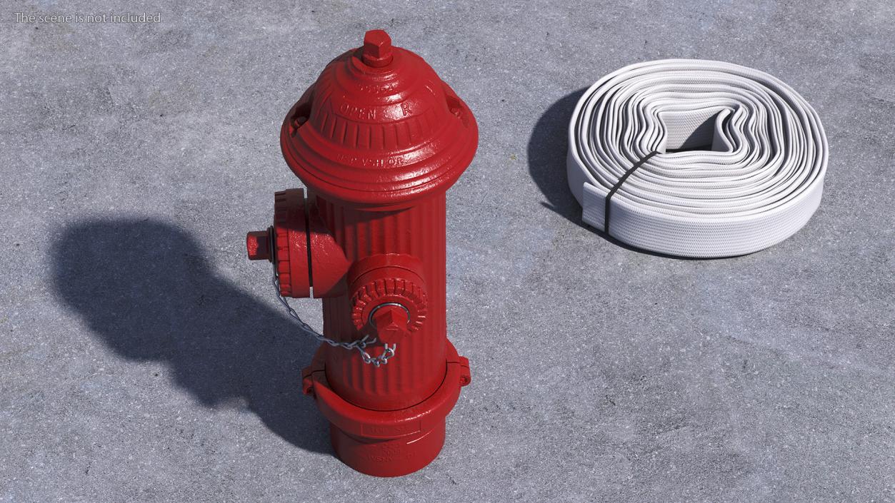 Classic Street Fire Hydrant 3D