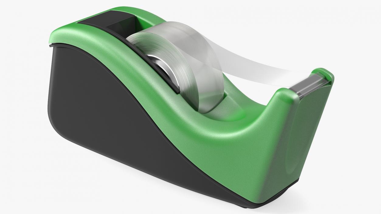 3D Desk Tape Dispenser Transparent