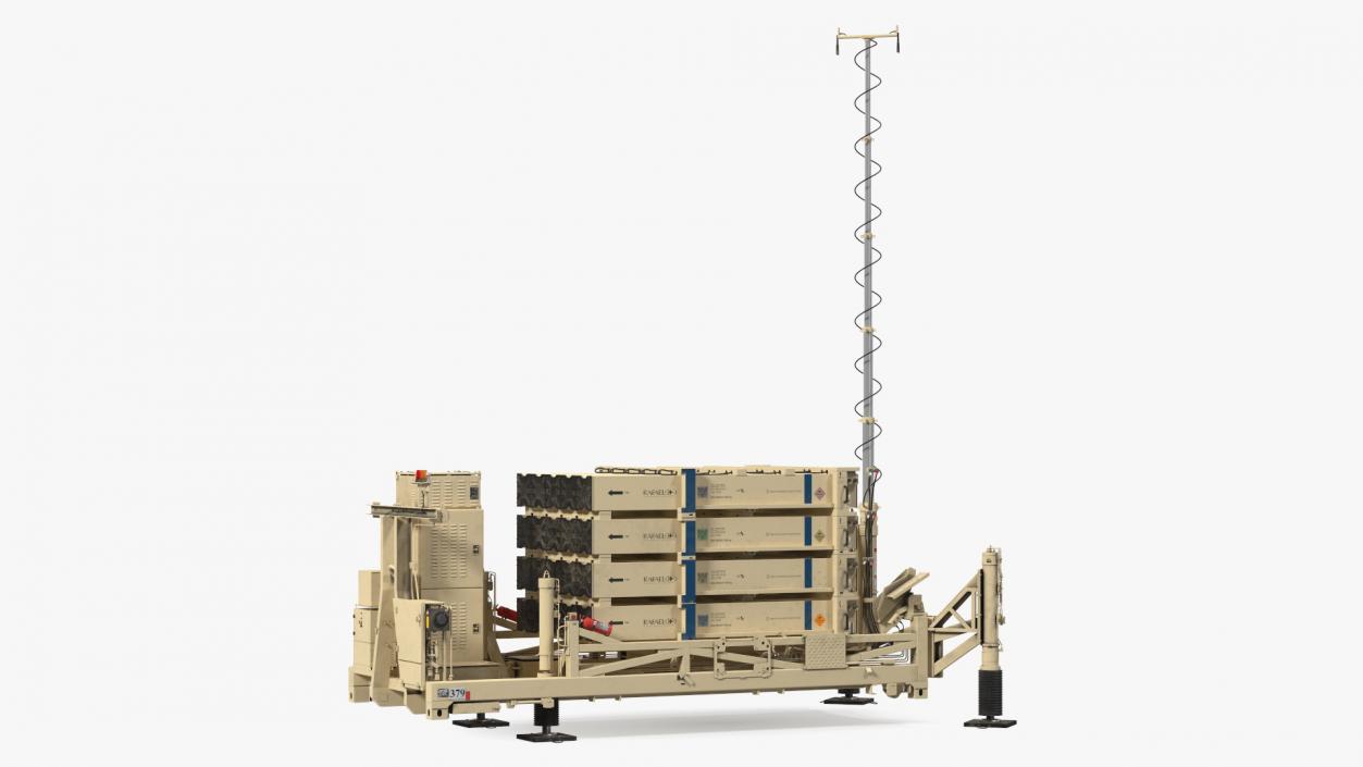 3D model Iron Dome Mobile Air Defense System