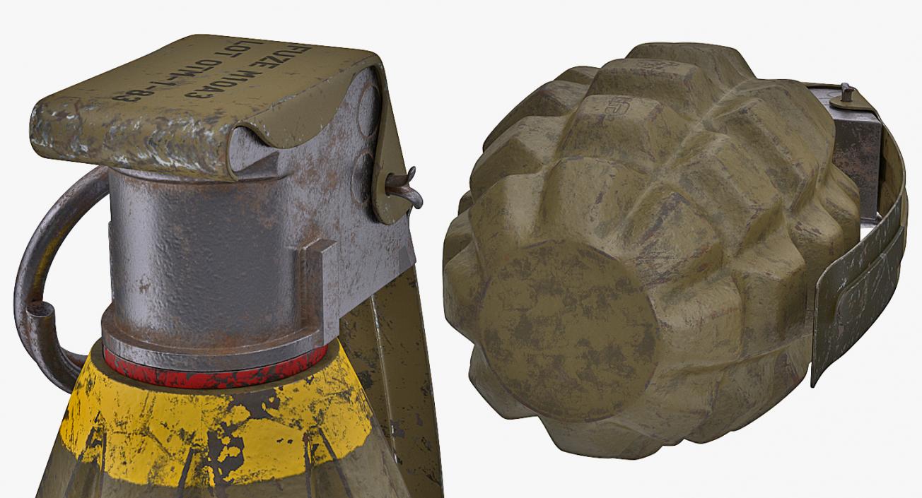 3D Hand Grenade MK2