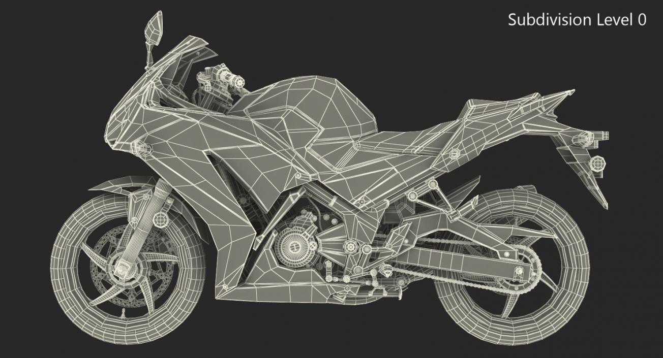 3D model Lightweight Motorcycle Generic