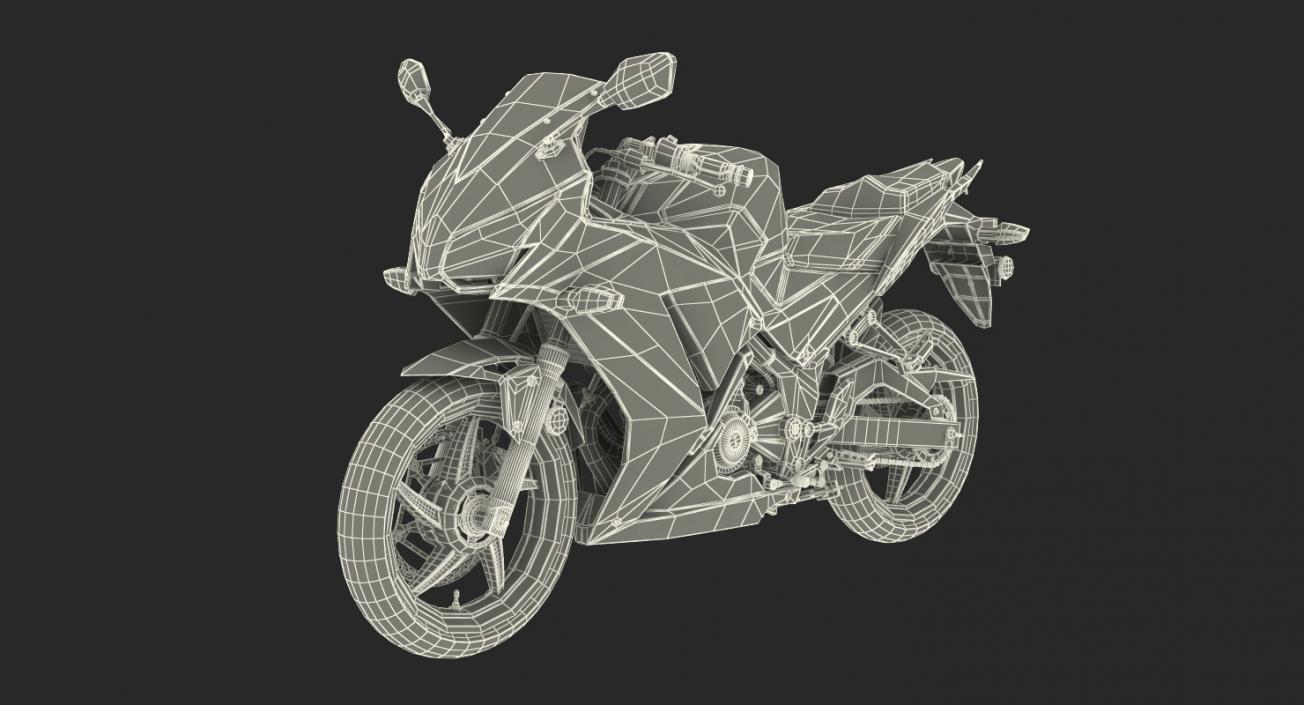 3D model Lightweight Motorcycle Generic