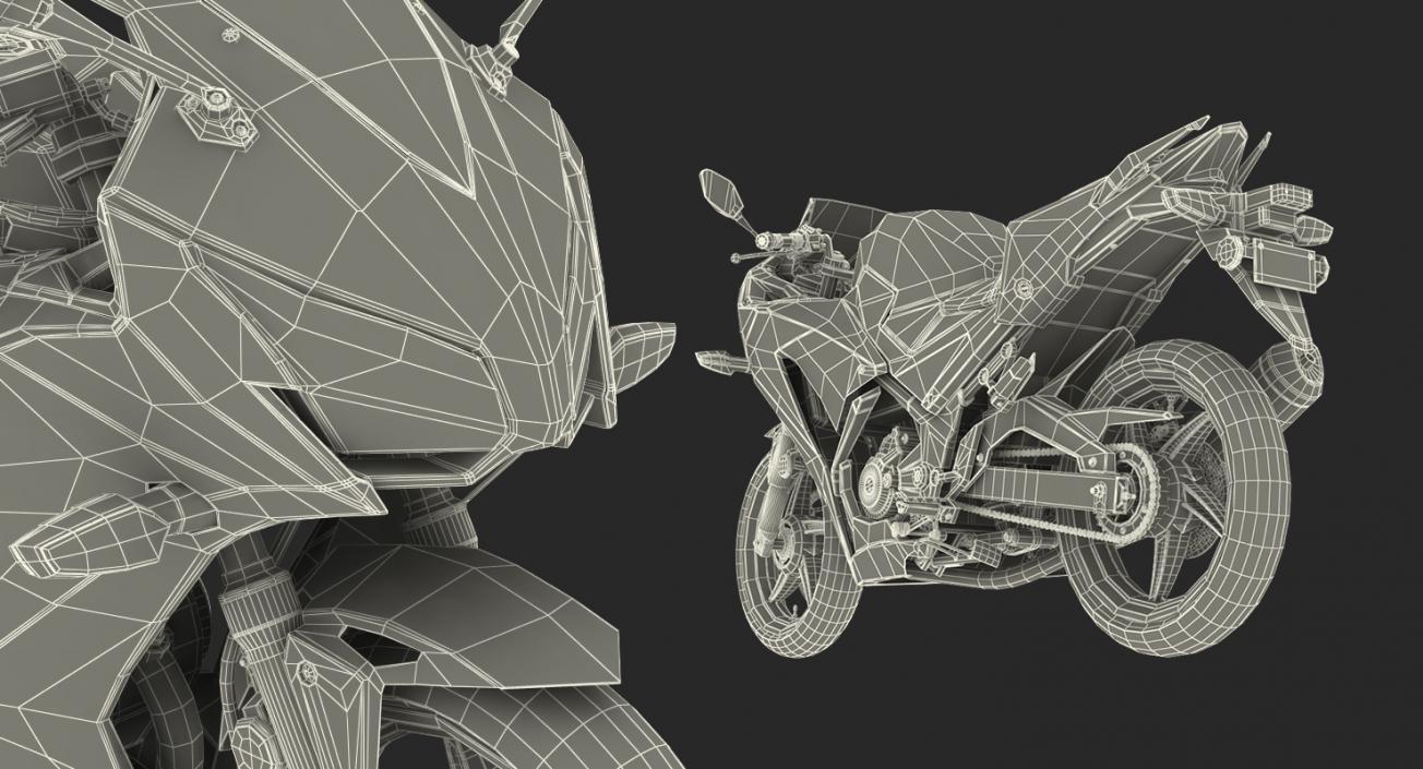 3D model Lightweight Motorcycle Generic