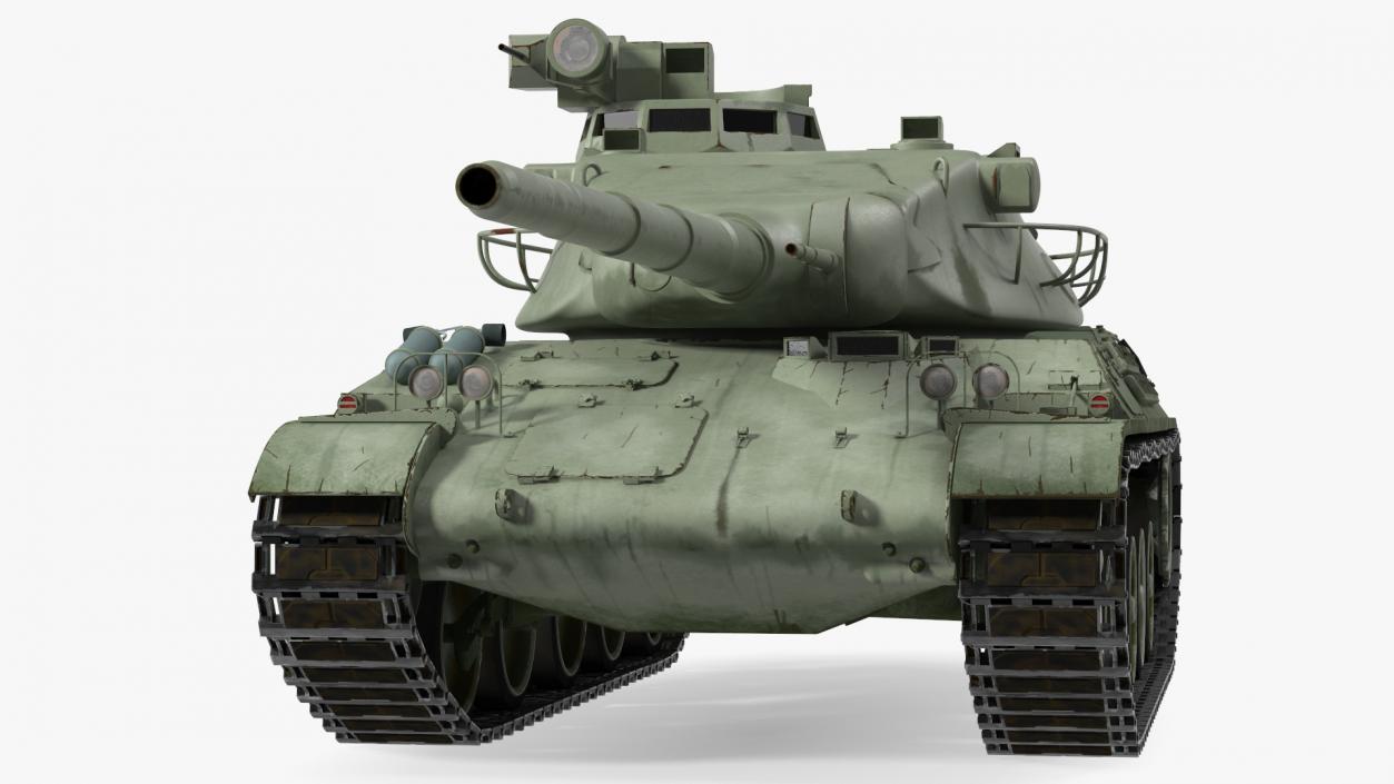 3D model French AMX-30 Rigged