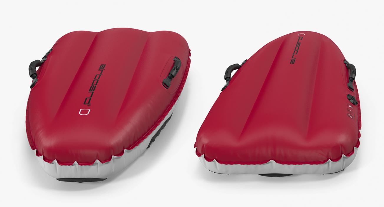 Big Air Inflatable Sled Red 3D