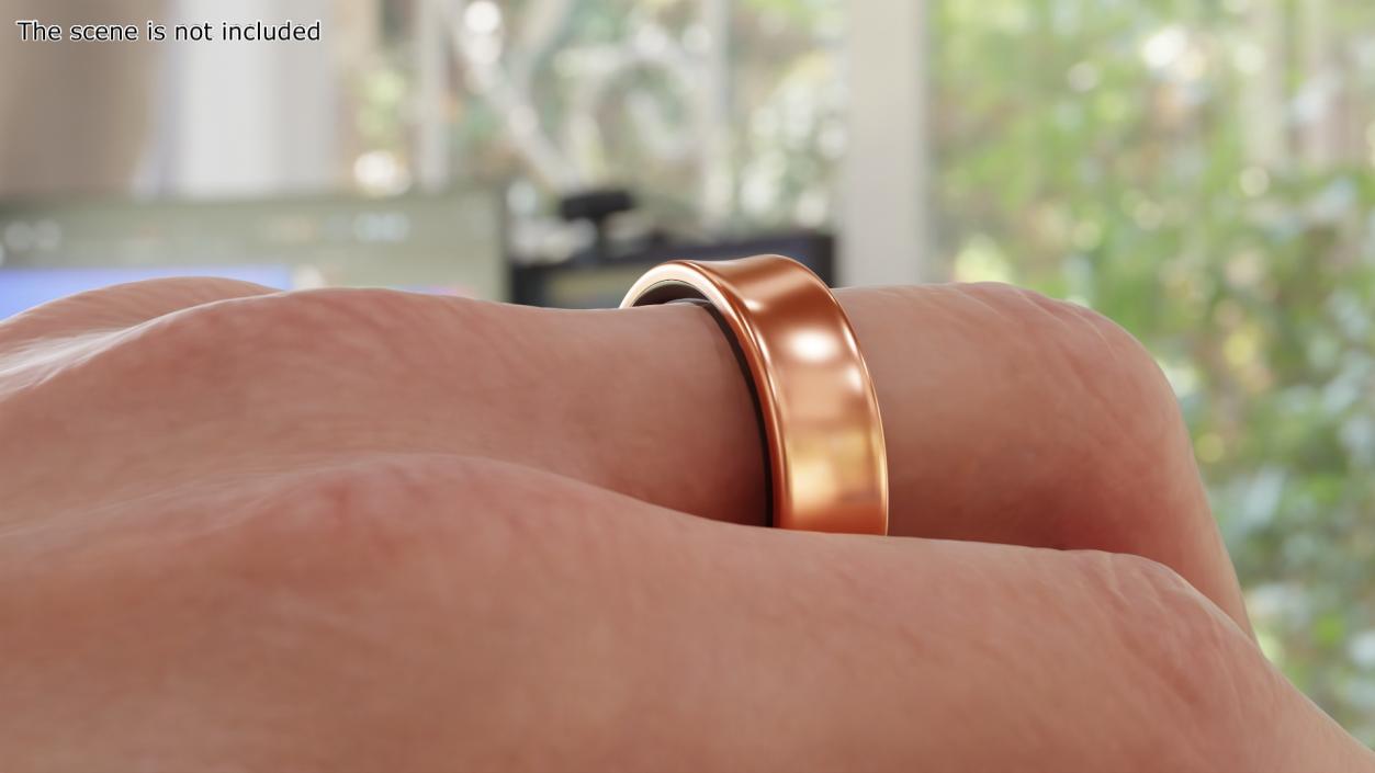 Smart Ring Bronze 3D