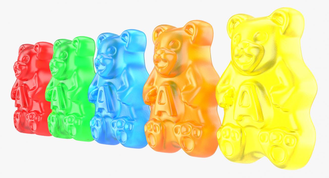 3D model Gummi Bears Set