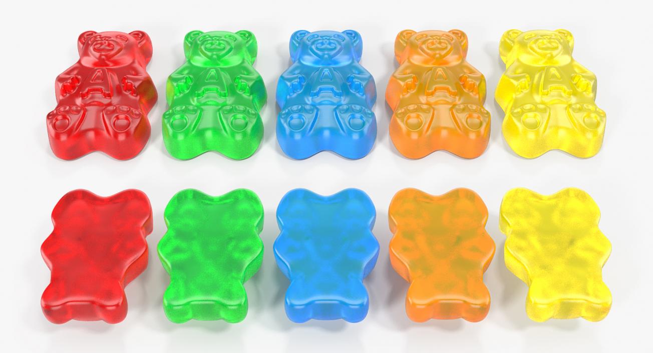 3D model Gummi Bears Set