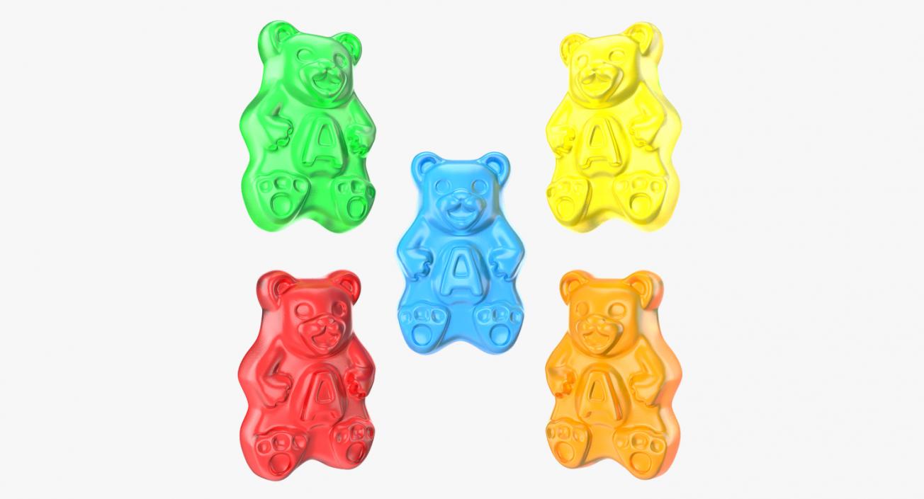 3D model Gummi Bears Set