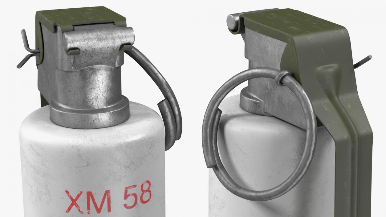 XM58 Riot Control CS Grenade Old 3D