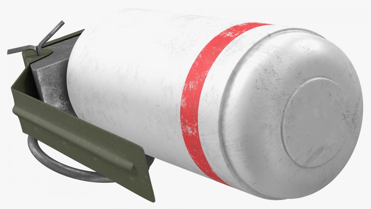 XM58 Riot Control CS Grenade Old 3D