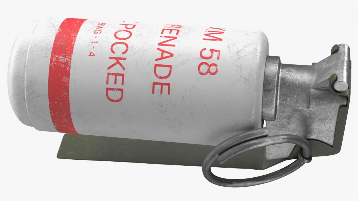 XM58 Riot Control CS Grenade Old 3D