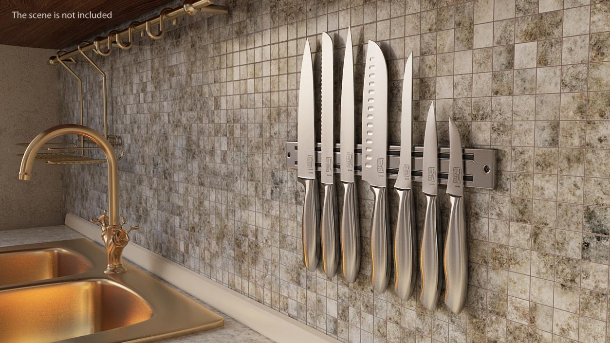 3D model Kitchen Knives Collection