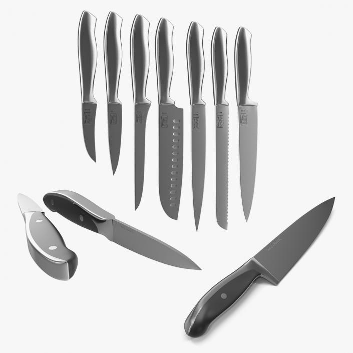 3D model Kitchen Knives Collection