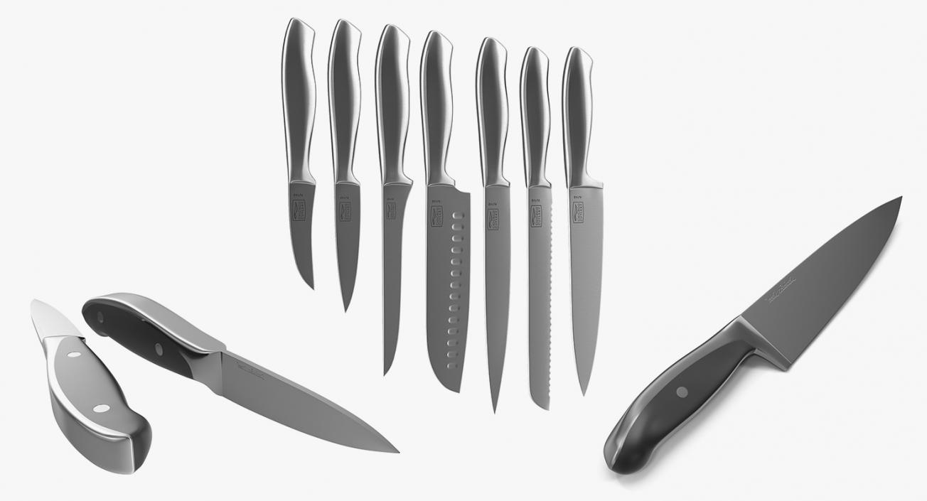 3D model Kitchen Knives Collection