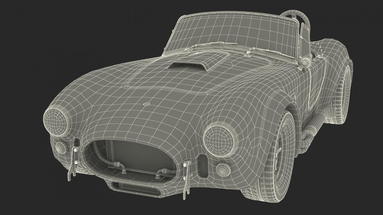 Racing Shelby Cobra 1965 3D model