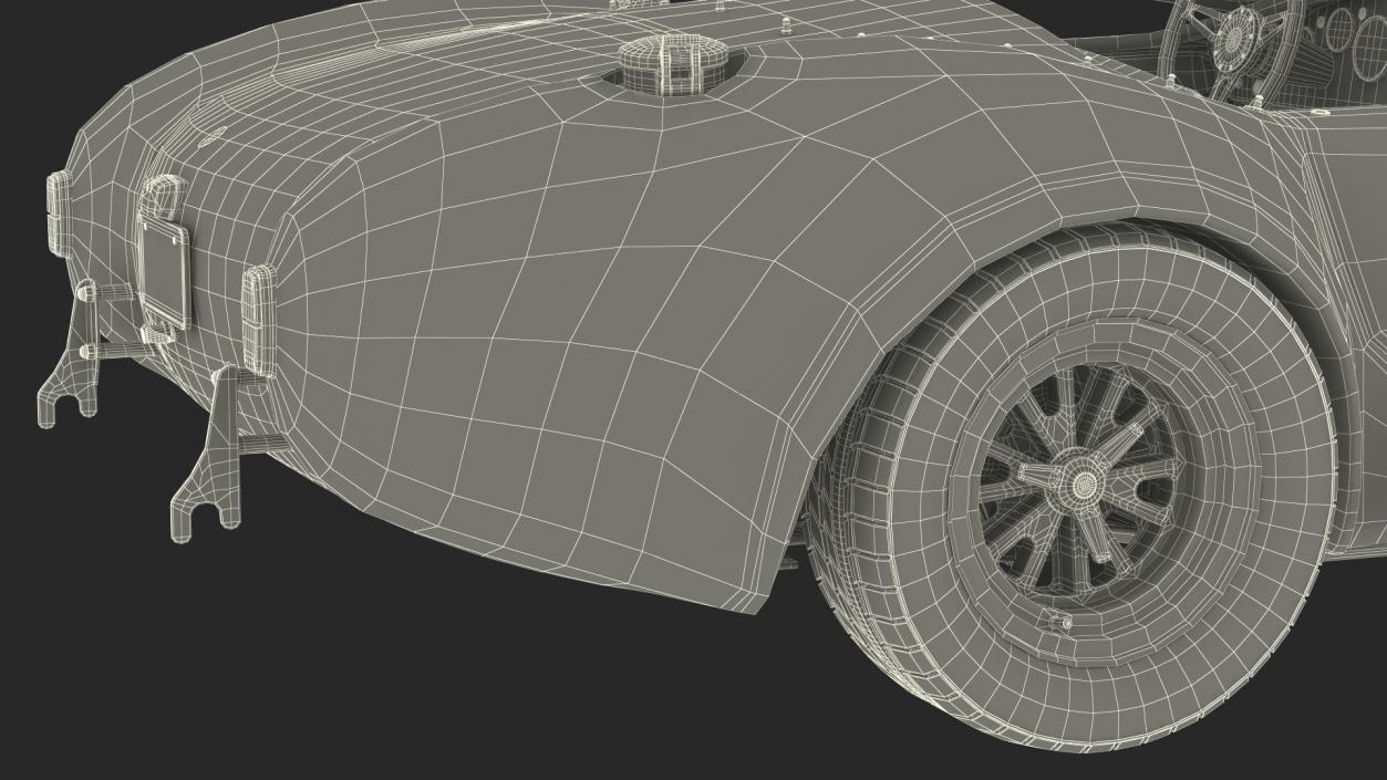 Racing Shelby Cobra 1965 3D model