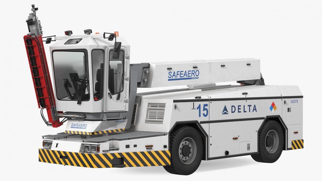 3D model Safeaero 220 Deicing Vehicle Folded