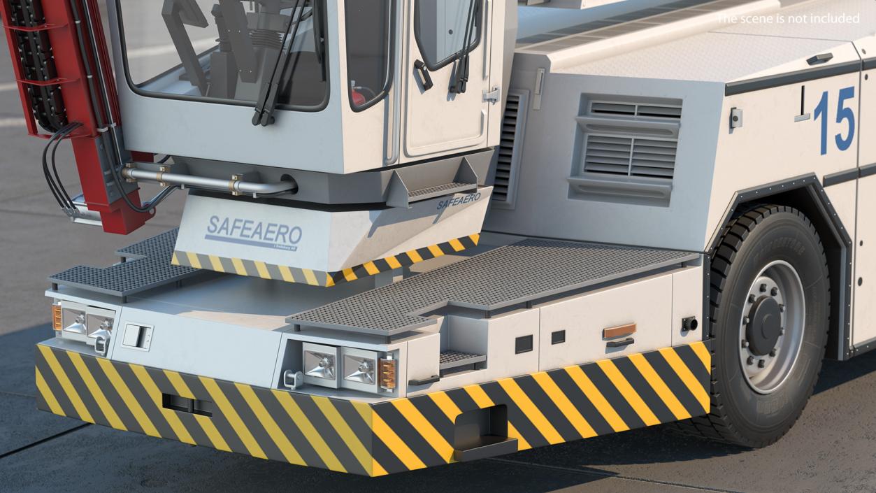 3D model Safeaero 220 Deicing Vehicle Folded