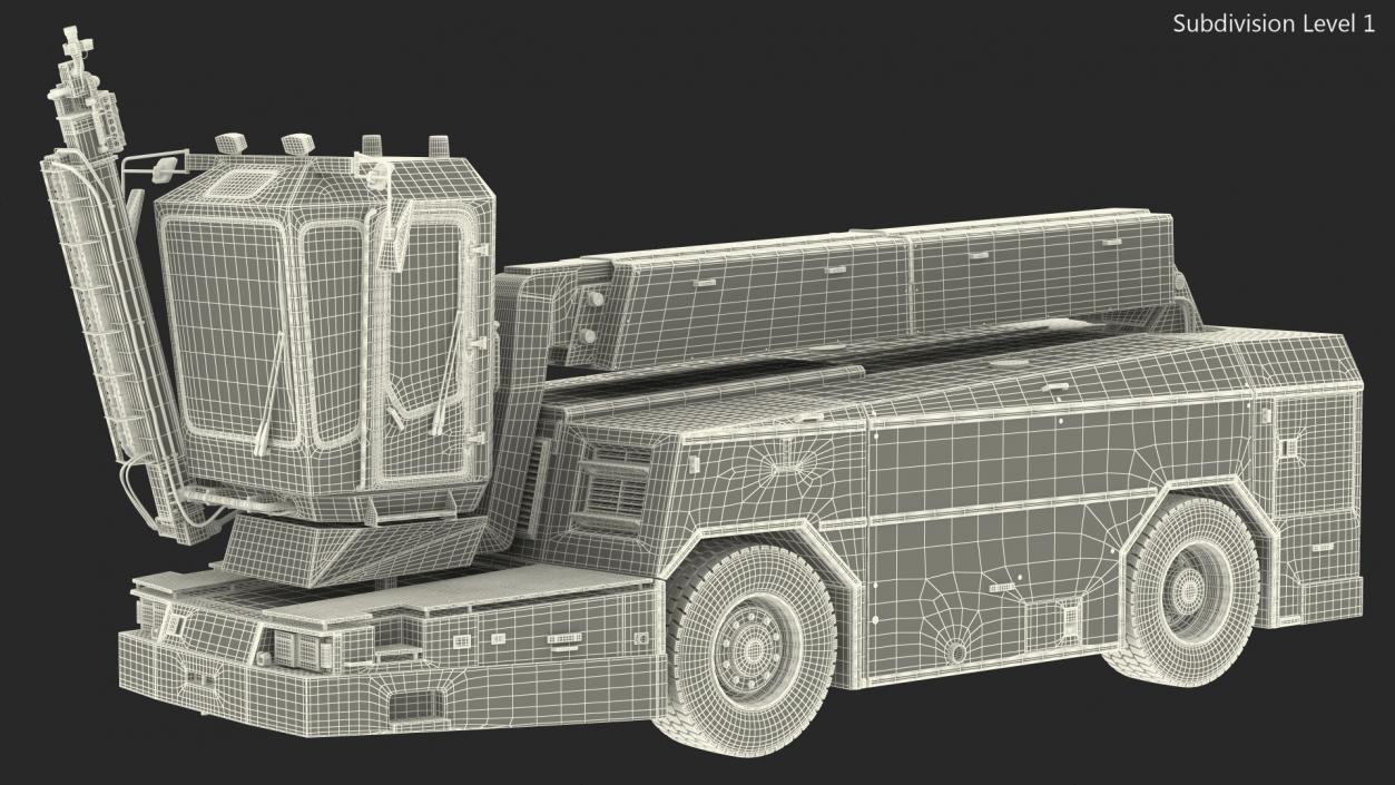 3D model Safeaero 220 Deicing Vehicle Folded