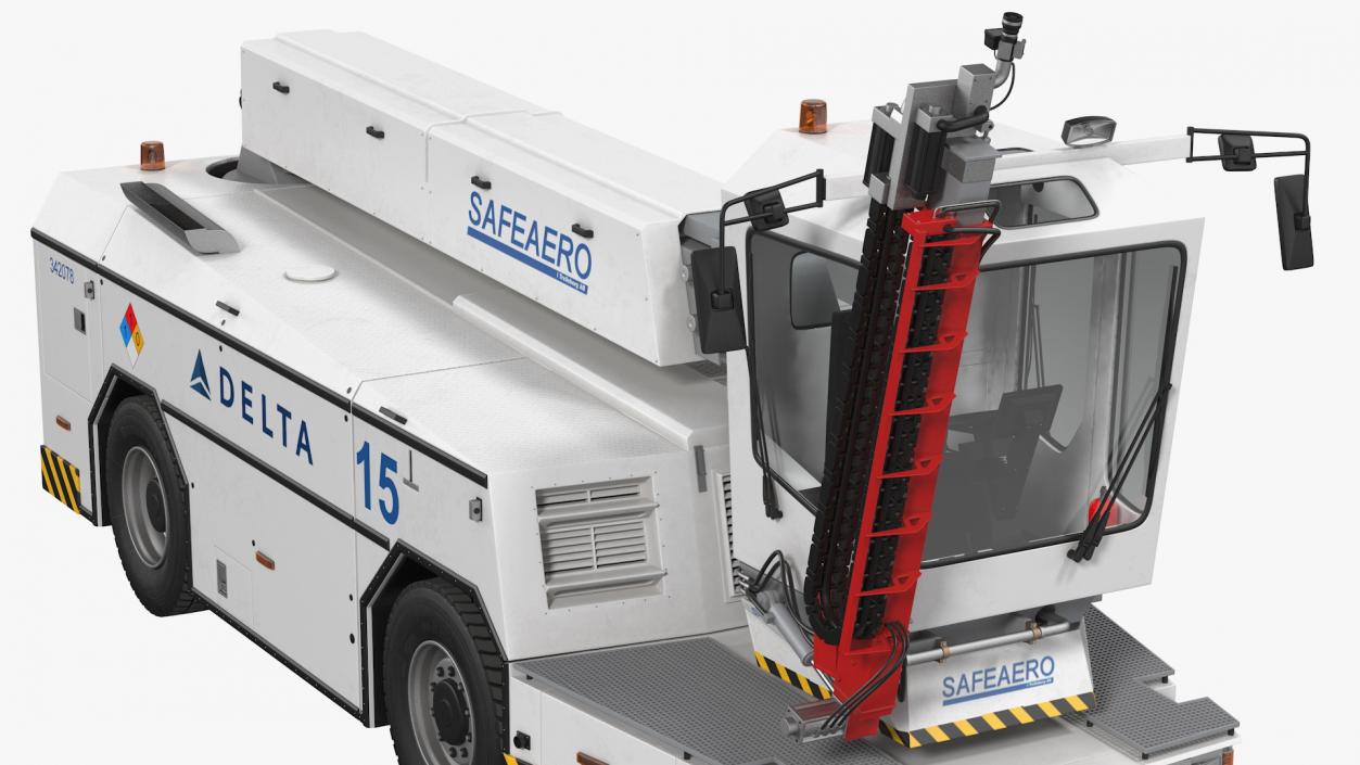 3D model Safeaero 220 Deicing Vehicle Folded