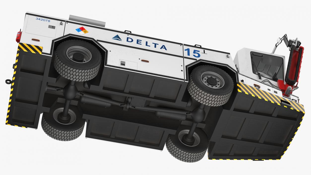 3D model Safeaero 220 Deicing Vehicle Folded