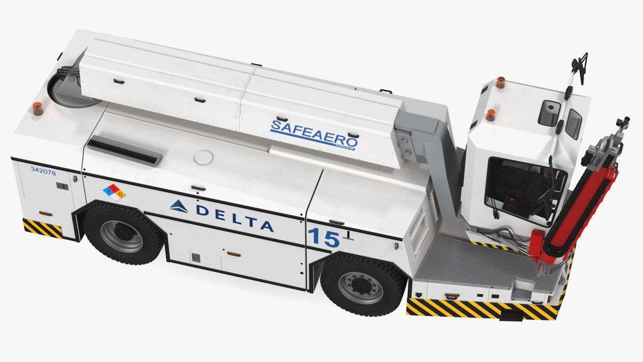 3D model Safeaero 220 Deicing Vehicle Folded