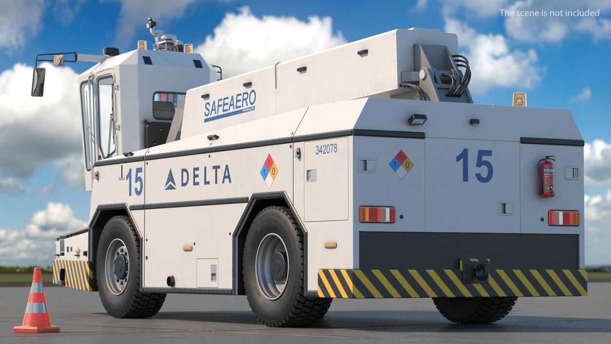 3D model Safeaero 220 Deicing Vehicle Folded