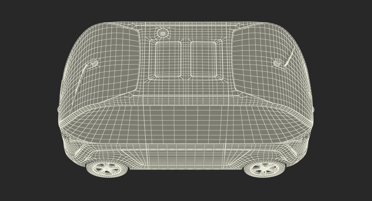 3D model Autonomous Electric Vehicle Navya Arma Rigged