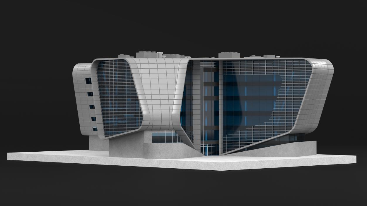 3D Contemporary Office Building model