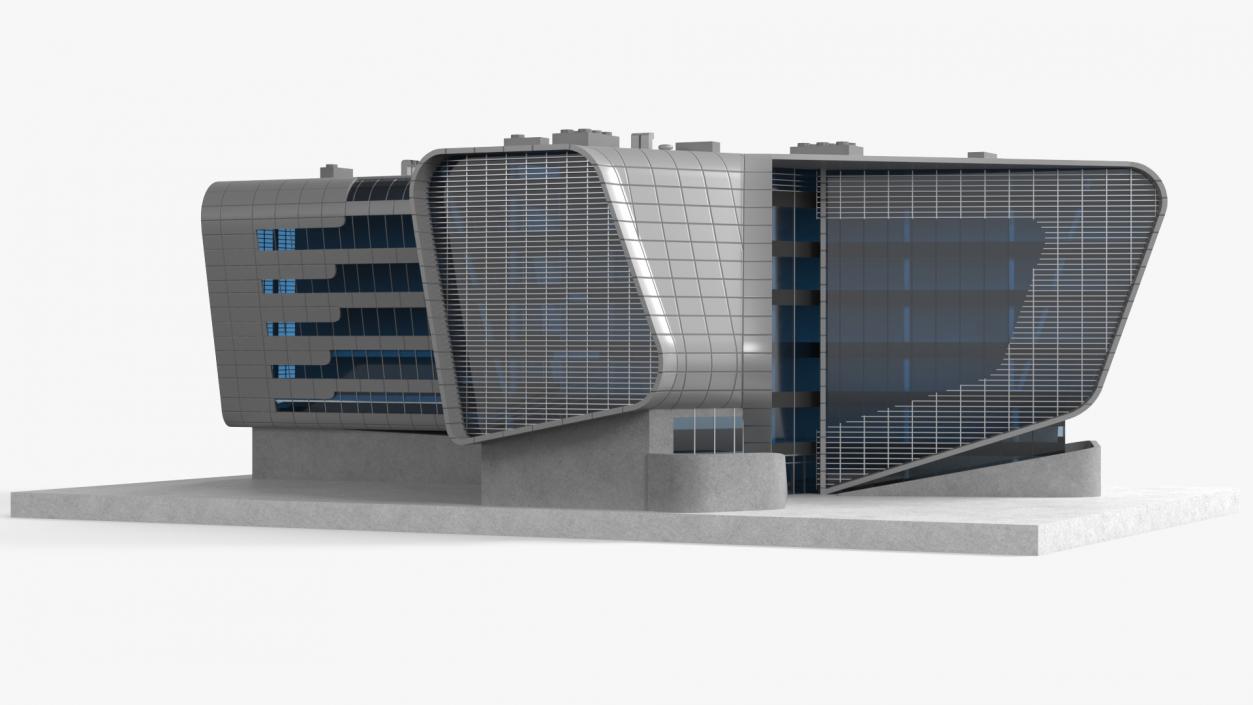 3D Contemporary Office Building model