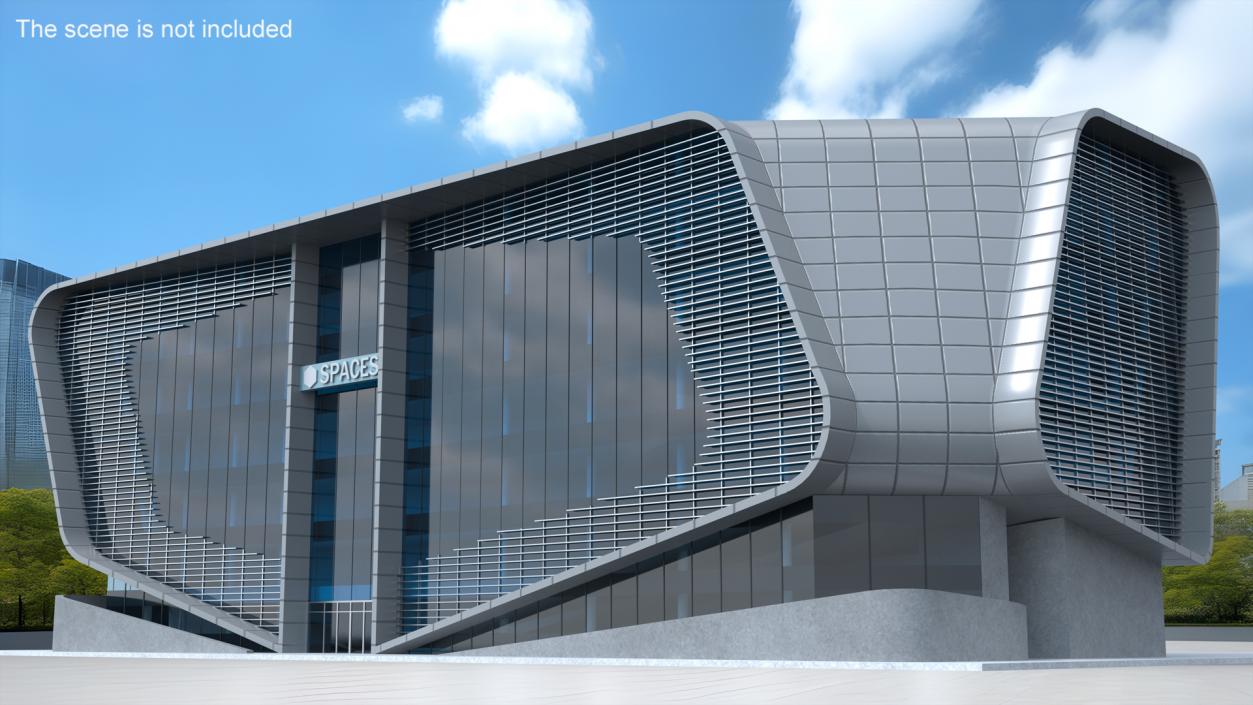 3D Contemporary Office Building model