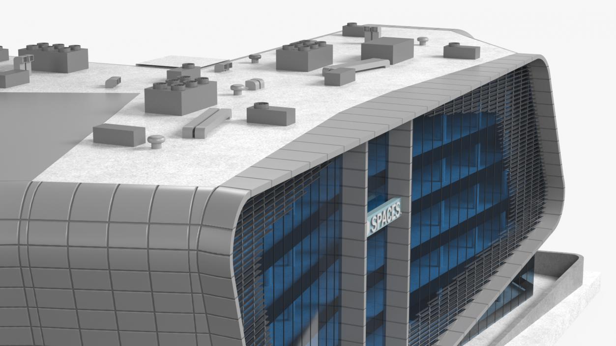 3D Contemporary Office Building model