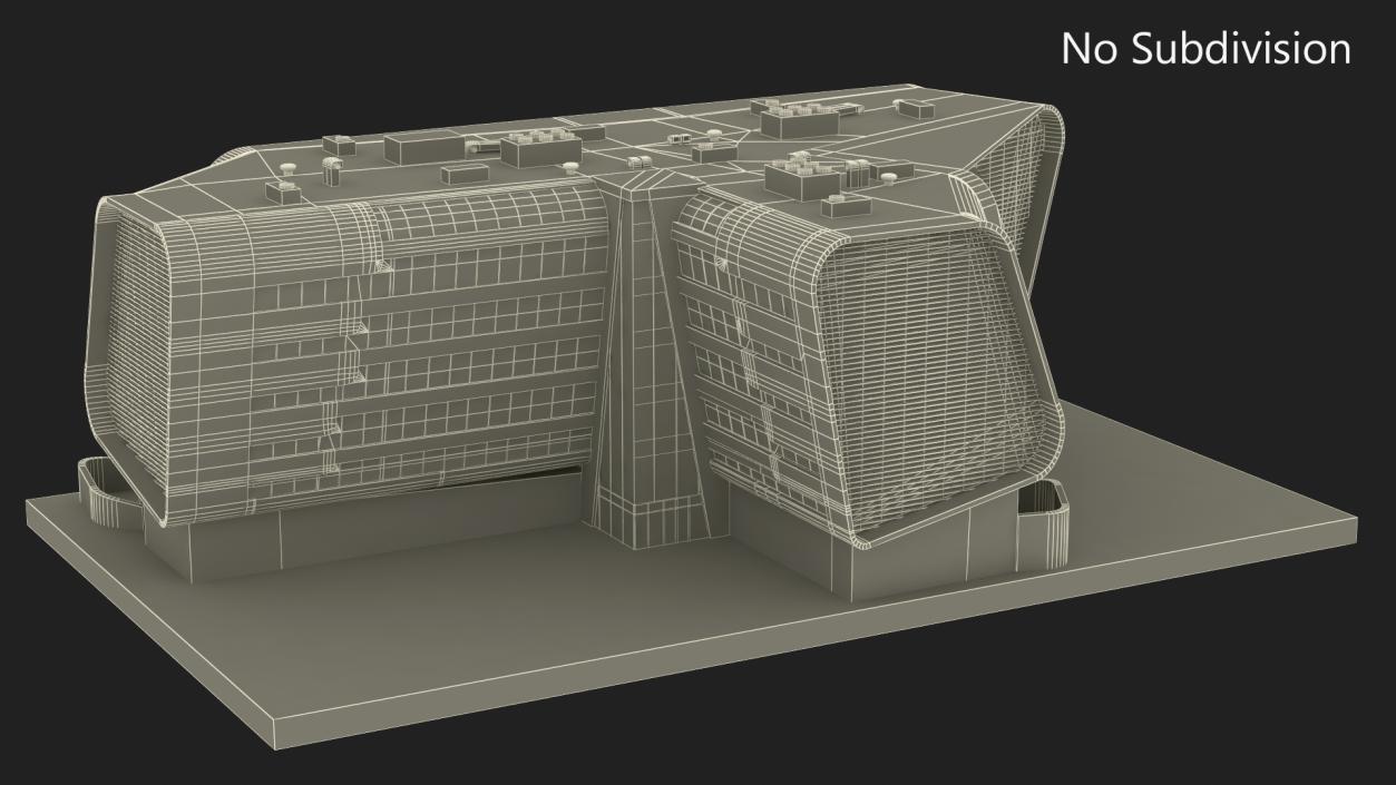 3D Contemporary Office Building model