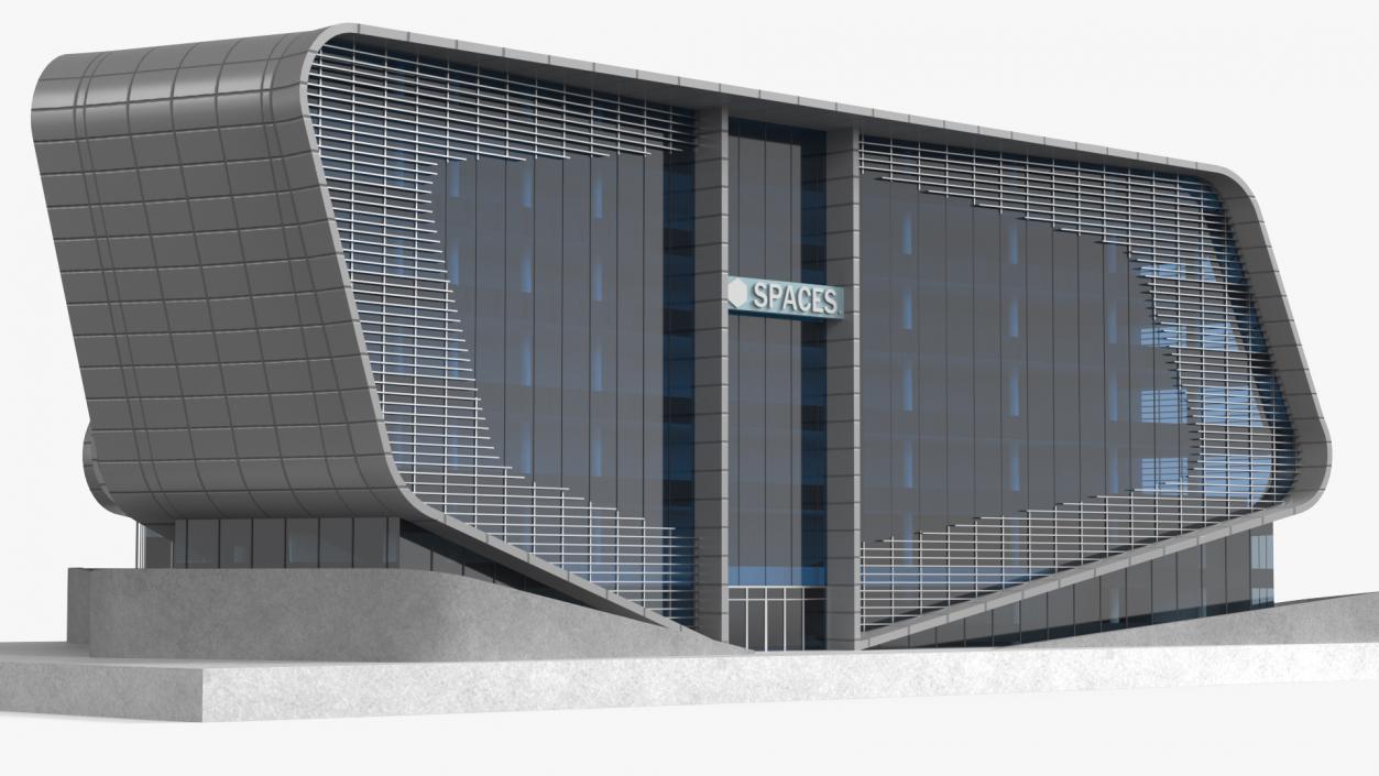 3D Contemporary Office Building model