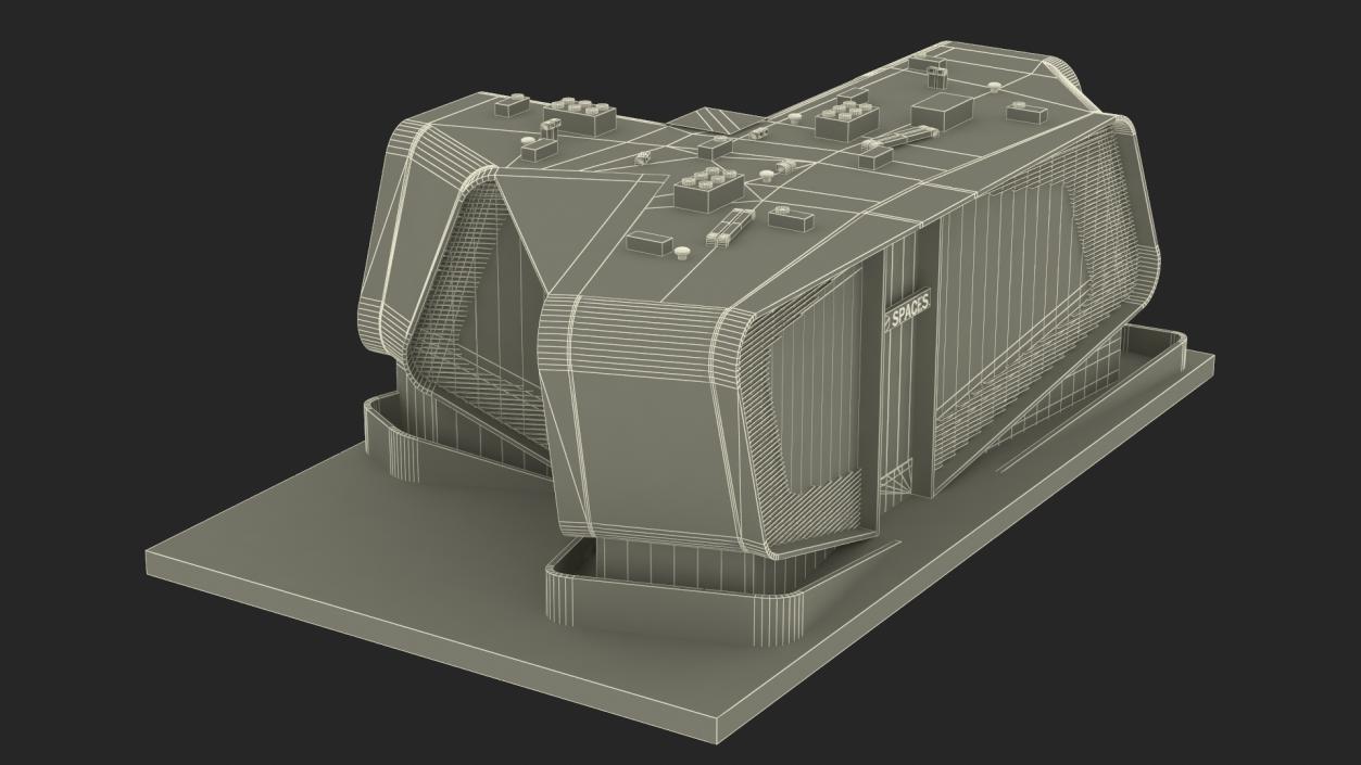 3D Contemporary Office Building model