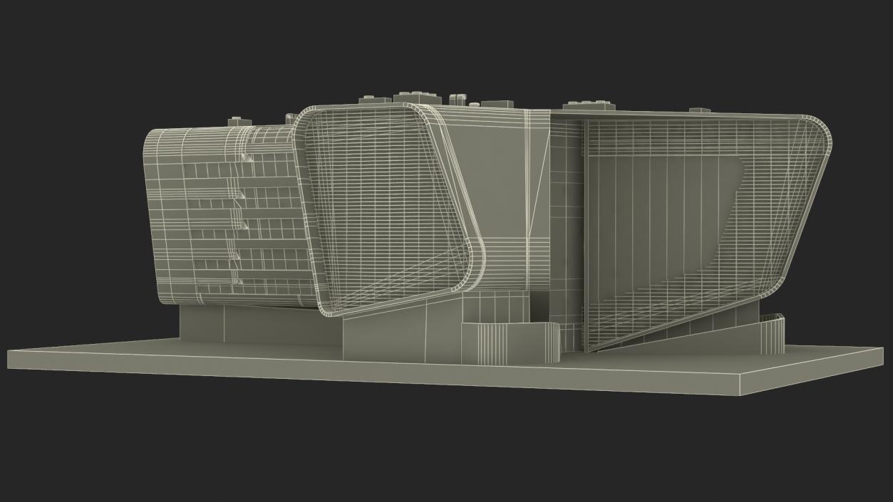 3D Contemporary Office Building model