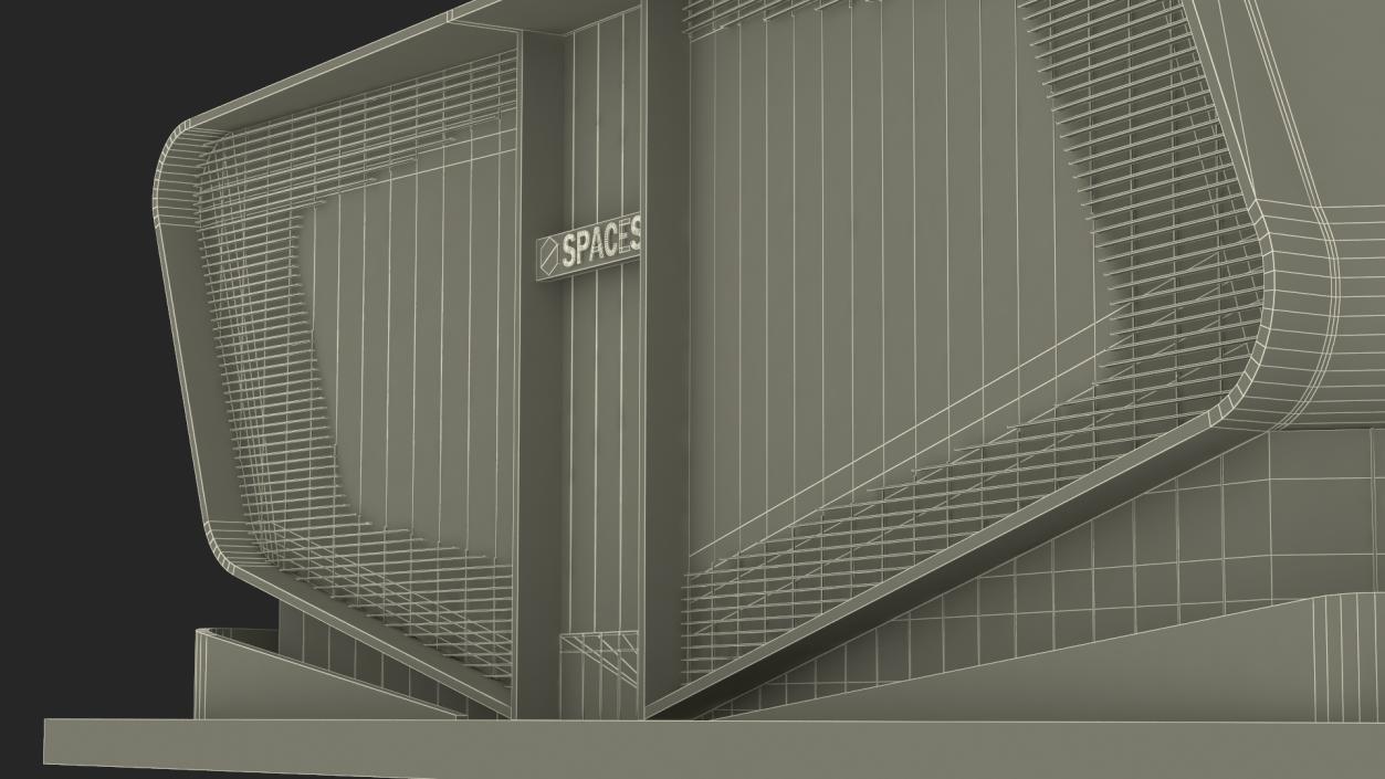 3D Contemporary Office Building model