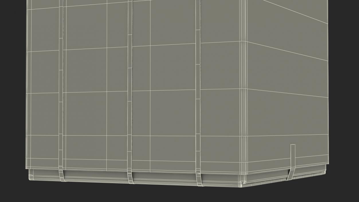 Dryer Cardboard Box 3D model