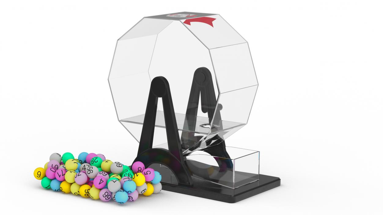 3D Portable Manual Lottery Machine