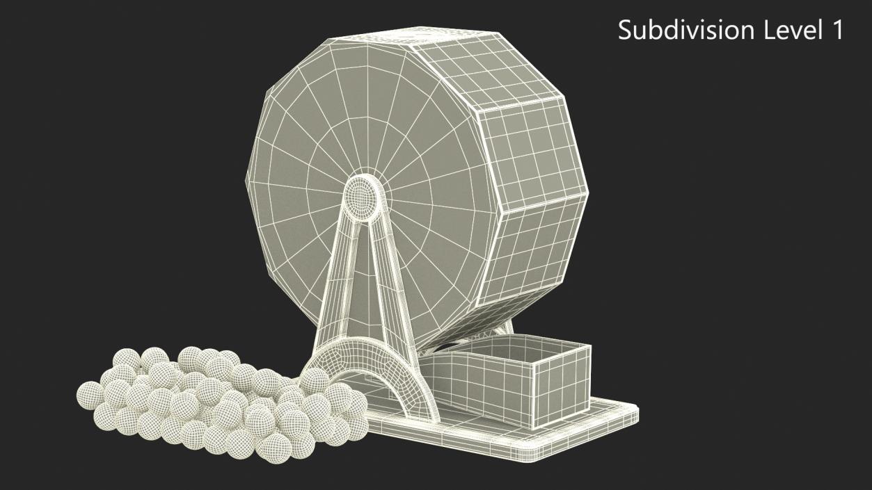 3D Portable Manual Lottery Machine