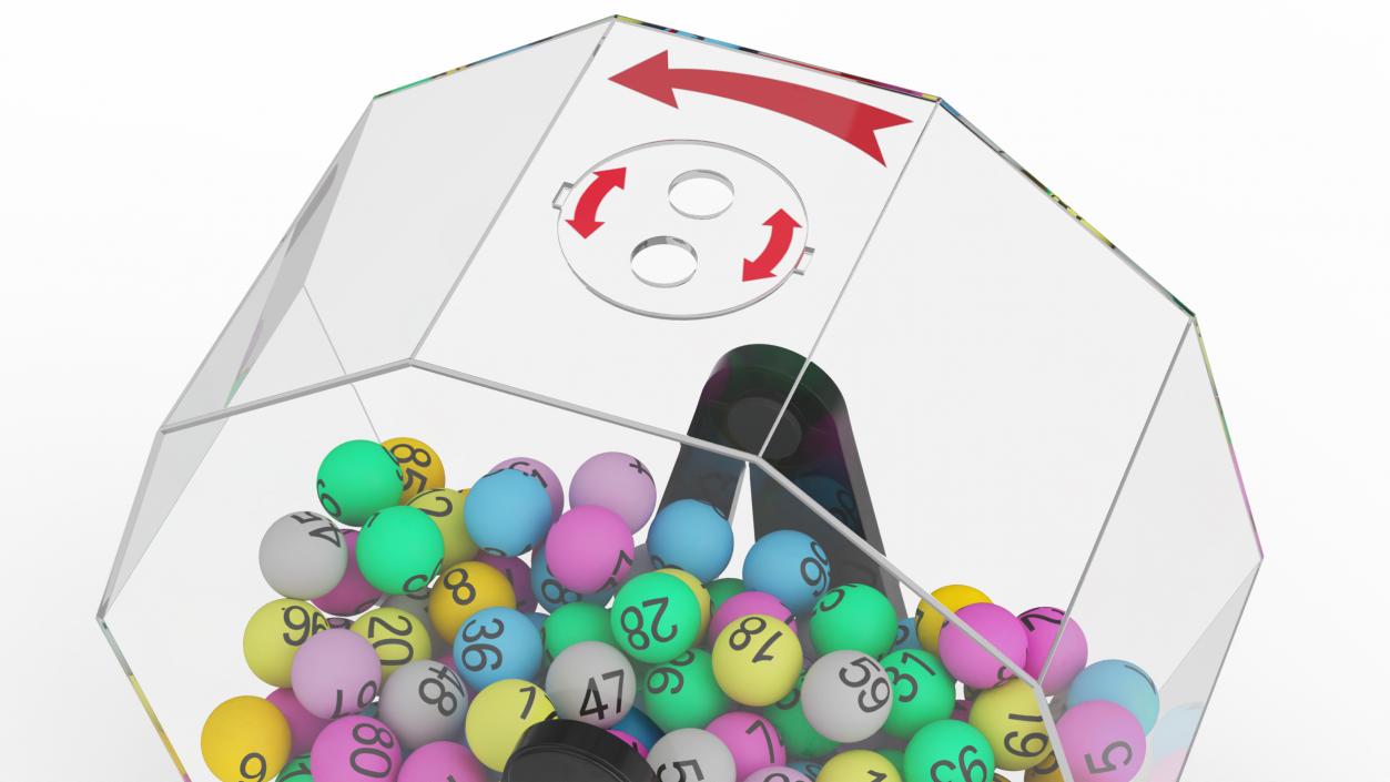 3D Portable Manual Lottery Machine