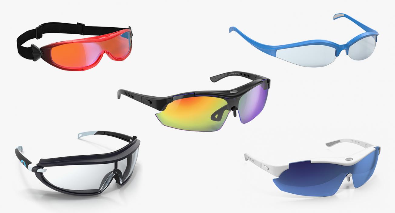 3D Sport Glasses Collection 3