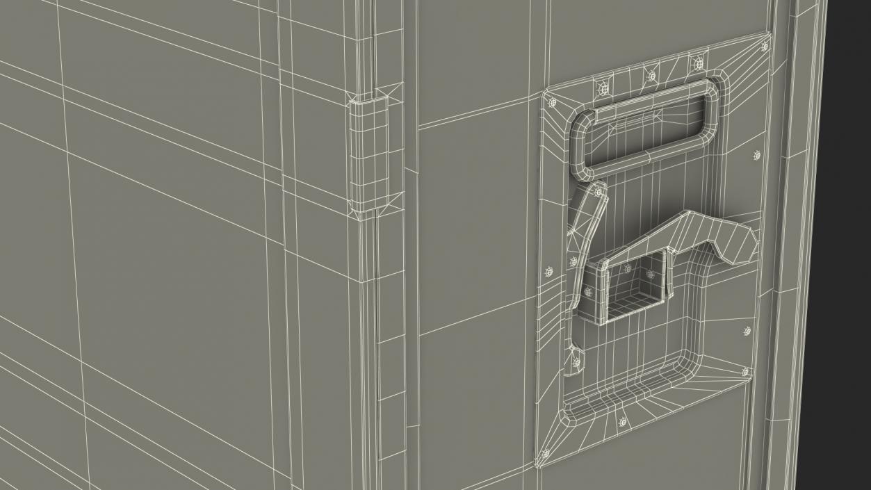 3D Full Size Waste Trolley model