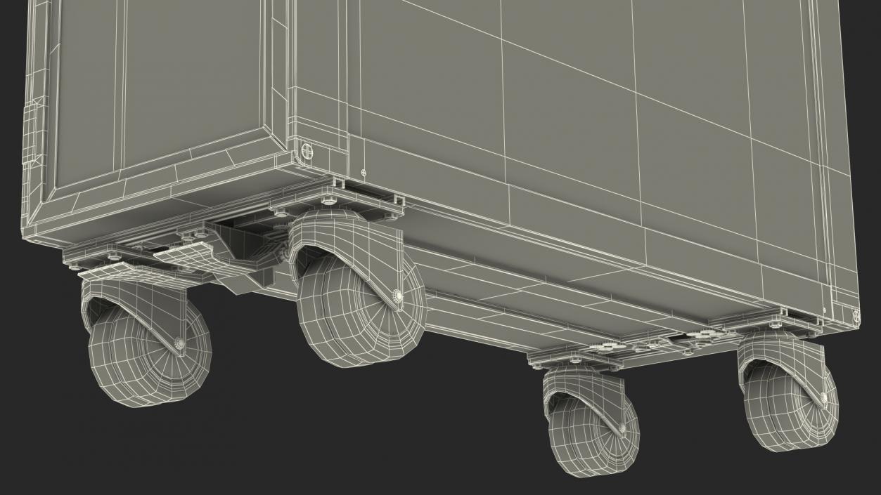 3D Full Size Waste Trolley model