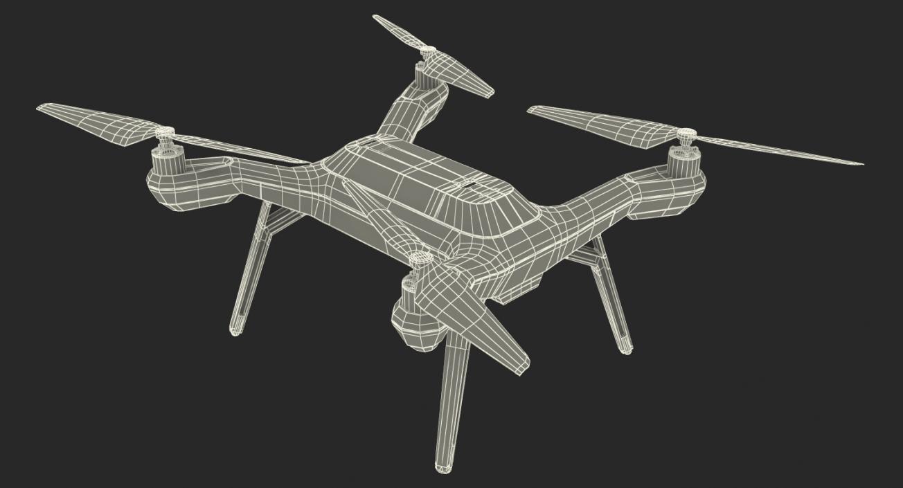 3D Quadcopter Drones Collection model