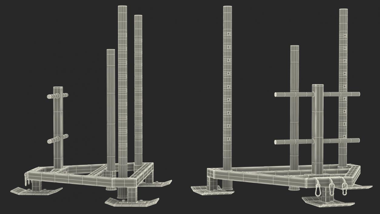 3D model Armortech Heavy Duty 3 Post Prowler Sled