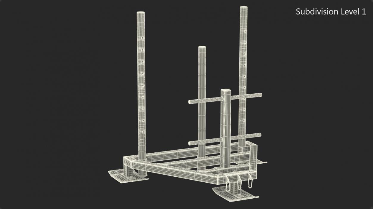 3D model Armortech Heavy Duty 3 Post Prowler Sled