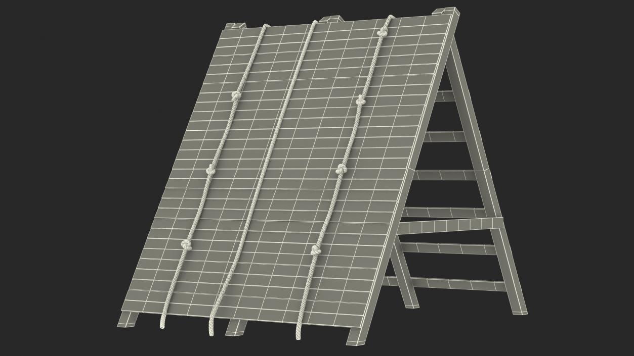 3D model Obstacle Course Wall Climb Old