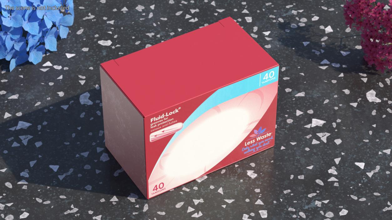 3D model Menstrual Tampons Package